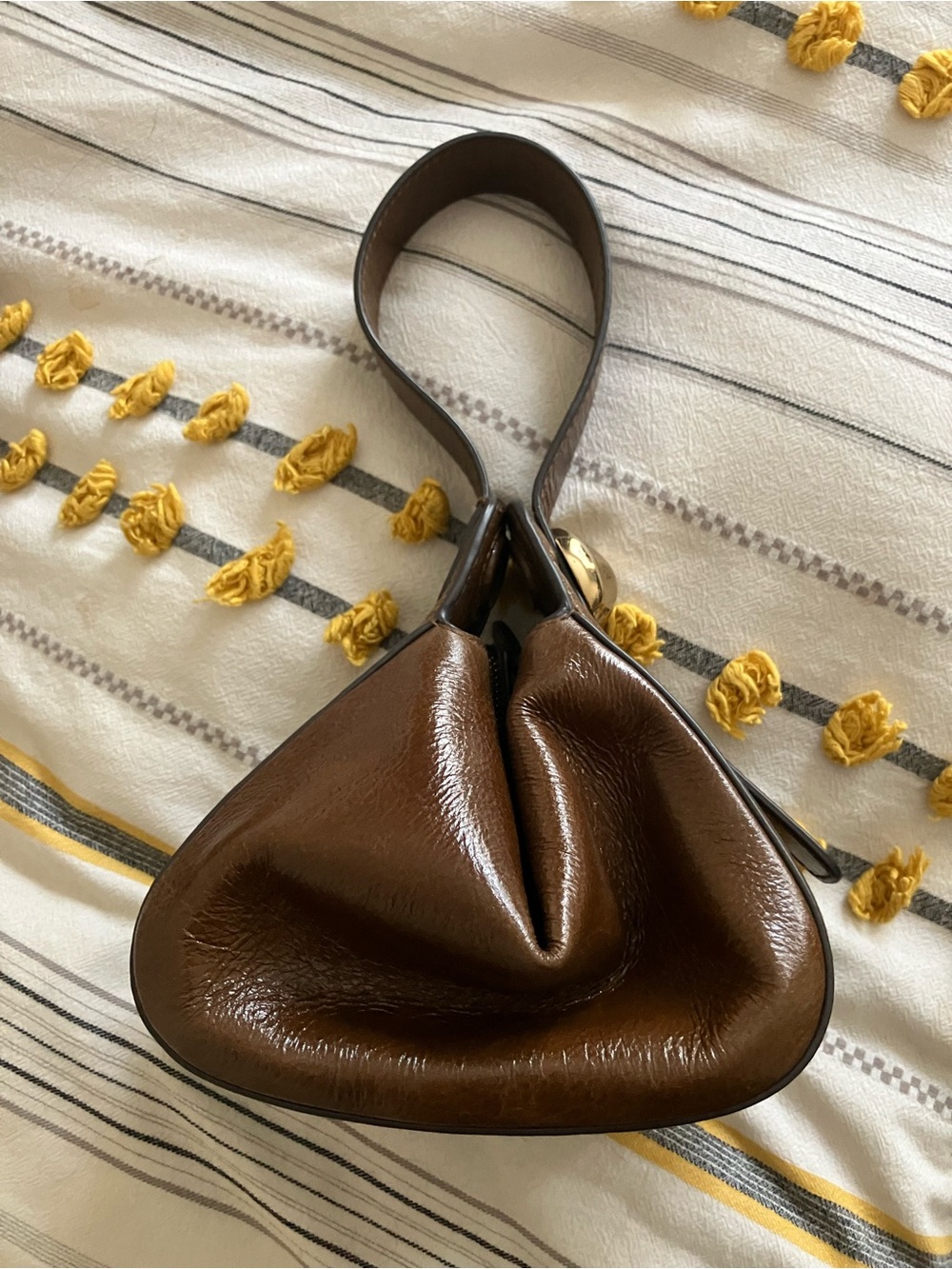 Madewell Sculpted Metal Wristlet